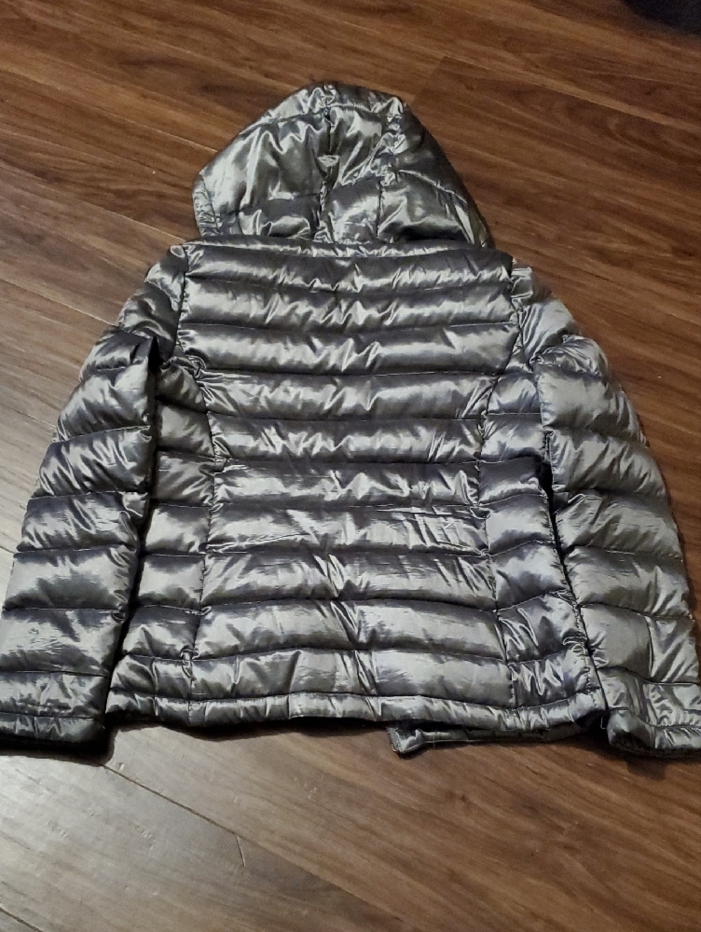 Andrew Marc Premium Down Shimmery Packable Down Jacket - Picture 11 of 11
